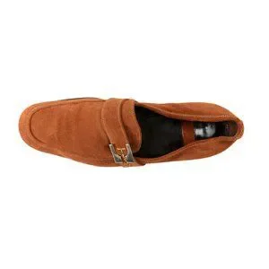 Pal Zileri Men\'s Brown Suede Leather Loafers Slip On Shoes US 8 IT 41 m_6427252a8bb2e29f3ce589f8.jpeg main image 3